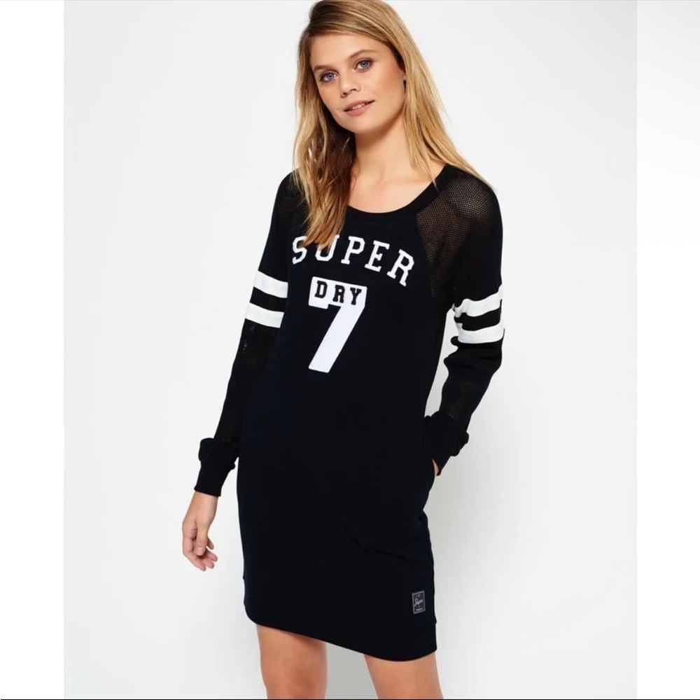 Superdry College Tribe Women’s Sweatshirt varsity Dress S